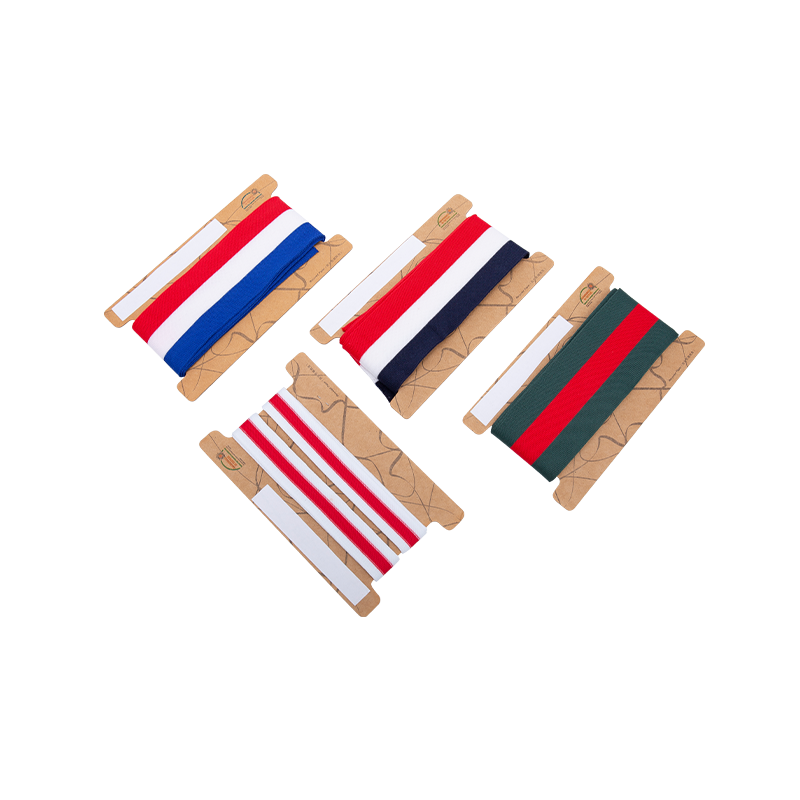 Neulonta/kutoa jacquard -nauhoilu